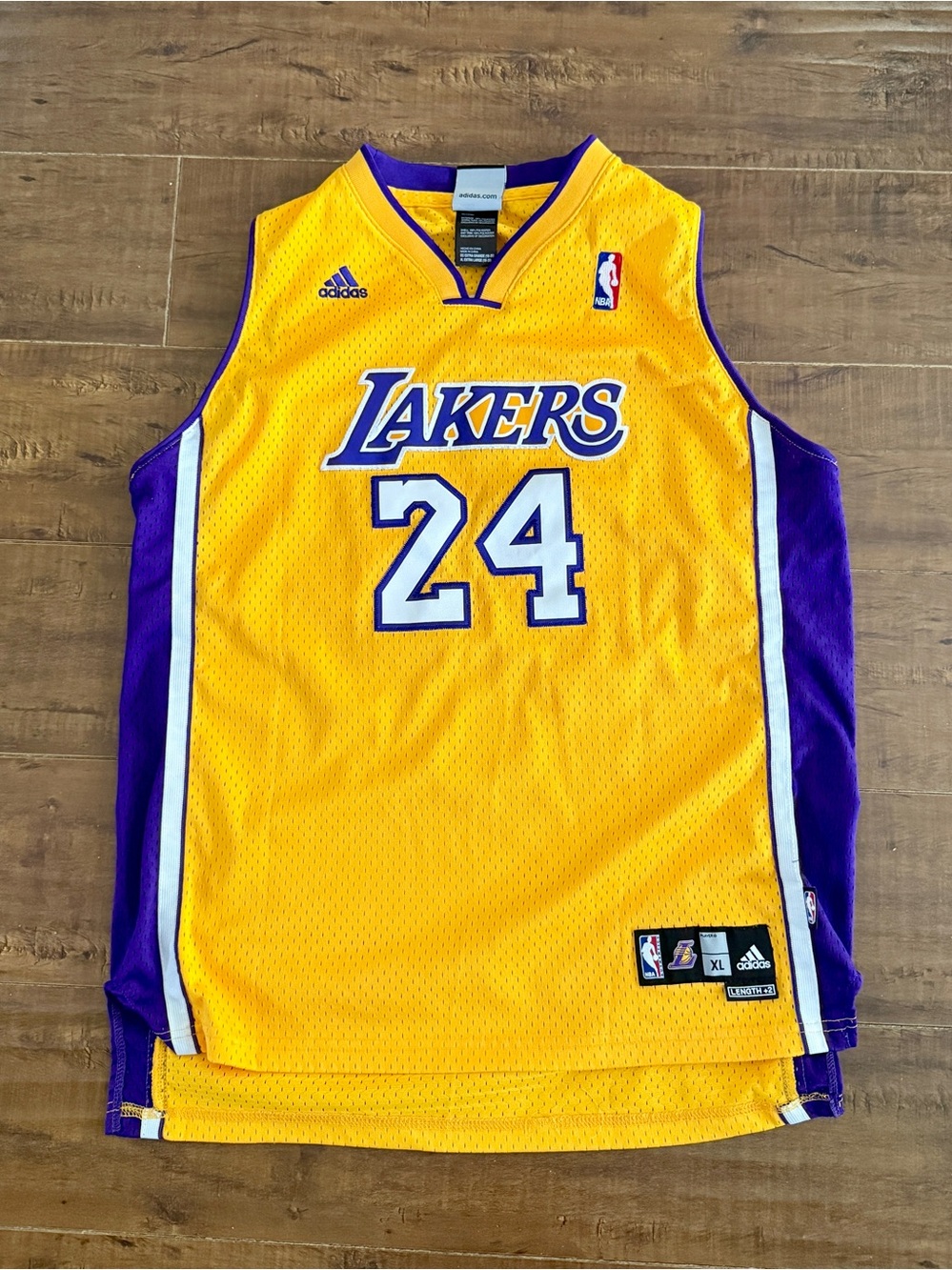 Official NBA adidas Lakers #24 Kobe Bryant Jersey